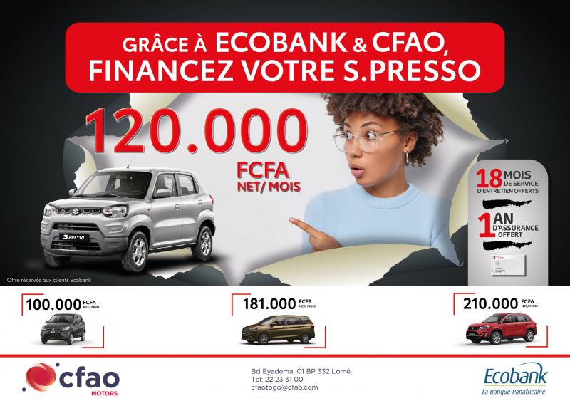 Roulez en toute Sérénité, grâce à CFAO Togo et Ecobank